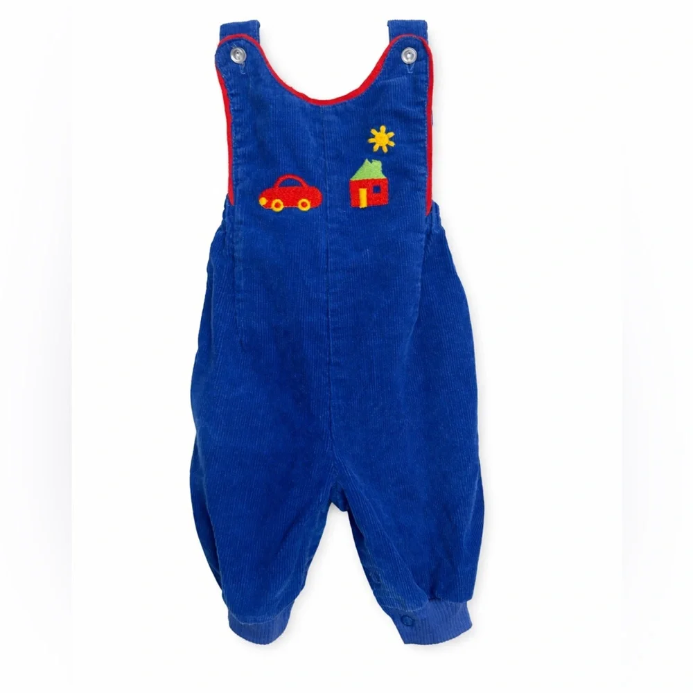 VINTAGE CARTERS BABY OVERALLS 3 MONTHS - Picture 1 of 5